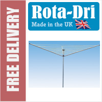 Rota-Dri 3 Arm 45mtr Rotary Washing Line - WITH FREE GROUND POST